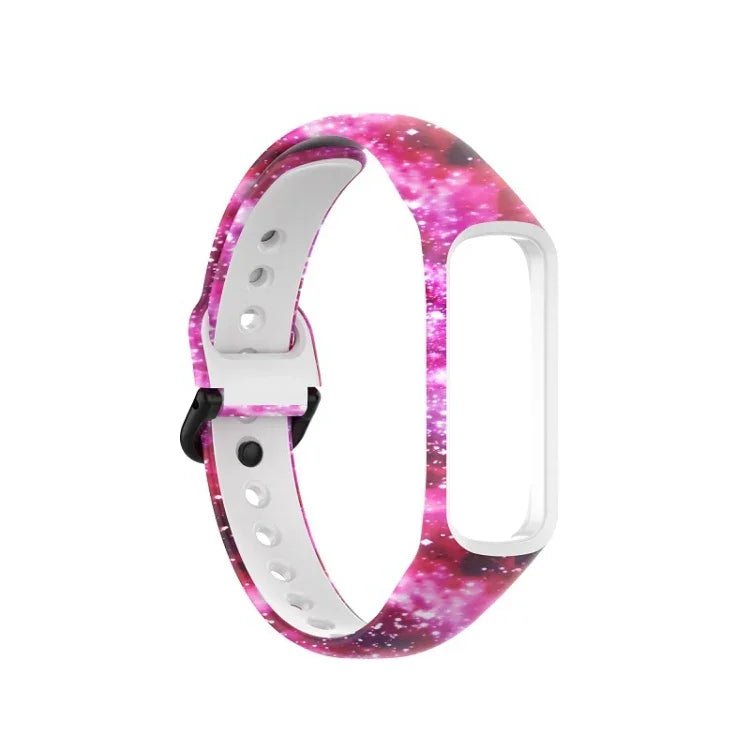 SM-R220 シリコンプリントウォッチバンド、Samsung Galaxy Fit 2用