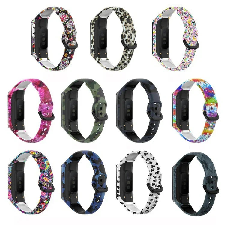 SM-R220 シリコンプリントウォッチバンド、Samsung Galaxy Fit 2用