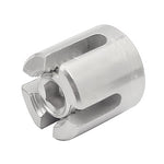 316ステンレス製ガーデンワイヤーロープクロス固定クリップ、M8x2、M10x3、M12x4、M12x5、M12x6、M16x8