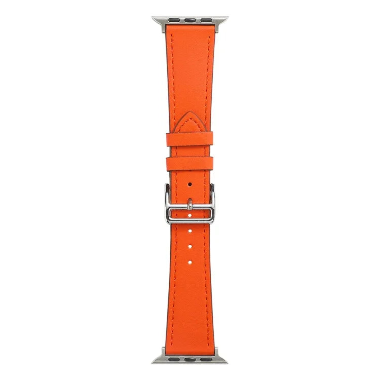 シングルラップマイクロファイバーレザーウォッチバンド Apple Watchシリーズ用、7 45mm / 6&SE&5&4 44mm / 3&2&1 42mm、7 41mm / 6&SE&5&4 40mm / 3&2&1 38mm