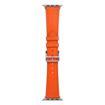 シングルラップマイクロファイバーレザーウォッチバンド Apple Watchシリーズ用、7 45mm / 6&SE&5&4 44mm / 3&2&1 42mm、7 41mm / 6&SE&5&4 40mm / 3&2&1 38mm