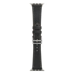 シングルラップマイクロファイバーレザーウォッチバンド Apple Watchシリーズ用、7 45mm / 6&SE&5&4 44mm / 3&2&1 42mm、7 41mm / 6&SE&5&4 40mm / 3&2&1 38mm