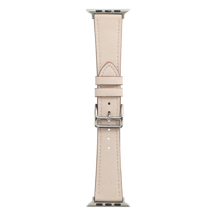 シングルラップマイクロファイバーレザーウォッチバンド Apple Watchシリーズ用、7 45mm / 6&SE&5&4 44mm / 3&2&1 42mm、7 41mm / 6&SE&5&4 40mm / 3&2&1 38mm