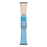 シングルラップマイクロファイバーレザーウォッチバンド Apple Watchシリーズ用、7 45mm / 6&SE&5&4 44mm / 3&2&1 42mm、7 41mm / 6&SE&5&4 40mm / 3&2&1 38mm