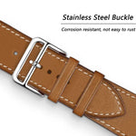 シングルラップマイクロファイバーレザーウォッチバンド Apple Watchシリーズ用、7 45mm / 6&SE&5&4 44mm / 3&2&1 42mm、7 41mm / 6&SE&5&4 40mm / 3&2&1 38mm