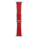 シングルラップマイクロファイバーレザーウォッチバンド Apple Watchシリーズ用、7 45mm / 6&SE&5&4 44mm / 3&2&1 42mm、7 41mm / 6&SE&5&4 40mm / 3&2&1 38mm