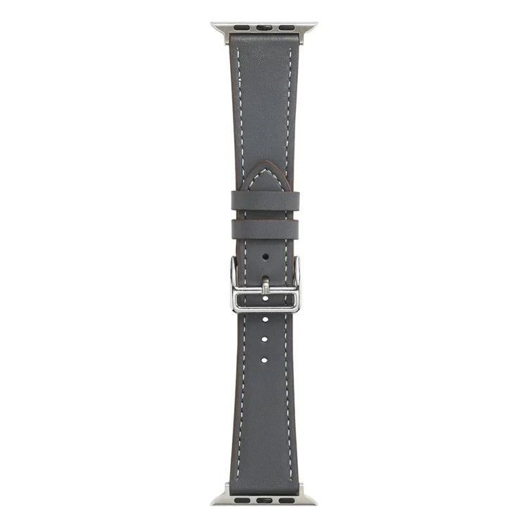 シングルラップマイクロファイバーレザーウォッチバンド Apple Watchシリーズ用、7 45mm / 6&SE&5&4 44mm / 3&2&1 42mm、7 41mm / 6&SE&5&4 40mm / 3&2&1 38mm