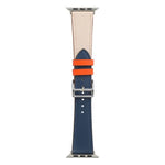 シングルラップマイクロファイバーレザーウォッチバンド Apple Watchシリーズ用、7 45mm / 6&SE&5&4 44mm / 3&2&1 42mm、7 41mm / 6&SE&5&4 40mm / 3&2&1 38mm