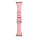 シングルラップマイクロファイバーレザーウォッチバンド Apple Watchシリーズ用、7 45mm / 6&SE&5&4 44mm / 3&2&1 42mm、7 41mm / 6&SE&5&4 40mm / 3&2&1 38mm