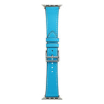 シングルラップマイクロファイバーレザーウォッチバンド Apple Watchシリーズ用、7 45mm / 6&SE&5&4 44mm / 3&2&1 42mm、7 41mm / 6&SE&5&4 40mm / 3&2&1 38mm