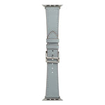 シングルラップマイクロファイバーレザーウォッチバンド Apple Watchシリーズ用、7 45mm / 6&SE&5&4 44mm / 3&2&1 42mm、7 41mm / 6&SE&5&4 40mm / 3&2&1 38mm