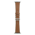 シングルラップマイクロファイバーレザーウォッチバンド Apple Watchシリーズ用、7 45mm / 6&SE&5&4 44mm / 3&2&1 42mm、7 41mm / 6&SE&5&4 40mm / 3&2&1 38mm