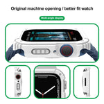 2-in-1スクリーン強化ガラスフィルム保護ケース、Apple Watchシリーズ9 / 8 / 7 45mm用、Apple Watchシリーズ9 / 8 / 7 41mm用、Apple Watchシリーズ6 / 5 / 4 / SE 44mm用、Apple Watchシリーズ6 / 5 / 4 / SE 40mm用、Apple Watchシリーズ3 & 2 & 1 42mm用