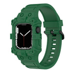 Apple Watchシリーズ用 一体型シリコンウォッチバンド, 7 45mm / 6&SE&5&4 44mm / 3&2&1 42mm, 7 41mm / 6&SE&5&4 40mm / 3&2&1 38mm