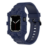 Apple Watchシリーズ用 一体型シリコンウォッチバンド, 7 45mm / 6&SE&5&4 44mm / 3&2&1 42mm, 7 41mm / 6&SE&5&4 40mm / 3&2&1 38mm