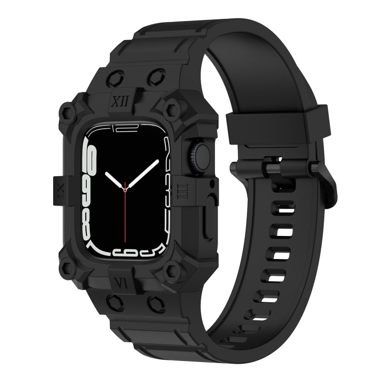 Apple Watchシリーズ用 一体型シリコンウォッチバンド, 7 45mm / 6&SE&5&4 44mm / 3&2&1 42mm, 7 41mm / 6&SE&5&4 40mm / 3&2&1 38mm