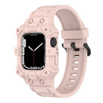 Apple Watchシリーズ用 一体型シリコンウォッチバンド, 7 45mm / 6&SE&5&4 44mm / 3&2&1 42mm, 7 41mm / 6&SE&5&4 40mm / 3&2&1 38mm