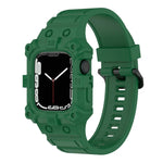 Apple Watchシリーズ用 一体型シリコンウォッチバンド, 7 45mm / 6&SE&5&4 44mm / 3&2&1 42mm, 7 41mm / 6&SE&5&4 40mm / 3&2&1 38mm