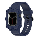 Apple Watchシリーズ用 一体型シリコンウォッチバンド, 7 45mm / 6&SE&5&4 44mm / 3&2&1 42mm, 7 41mm / 6&SE&5&4 40mm / 3&2&1 38mm