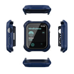 2-in-1 フロストPCフレーム＋スクリーン強化ガラスフィルム保護ケース, Apple Watchシリーズ 9 / 8 / 7 45mm用, Apple Watchシリーズ 9 / 8 / 7 41mm用