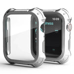 2-in-1 PCフレーム＋スクリーン強化ガラスフィルム保護ケース, Apple Watchシリーズ 9 / 8 / 7 41mm用, Apple Watchシリーズ 9 / 8 / 7 45mm用