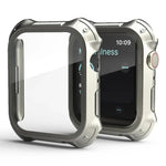 2-in-1 PCフレーム＋スクリーン強化ガラスフィルム保護ケース, Apple Watchシリーズ 9 / 8 / 7 41mm用, Apple Watchシリーズ 9 / 8 / 7 45mm用