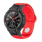 Silicone Reverse Buckle Watch Band, For Amazfit T-Rex / T-Rex Pro / Ares