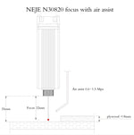 NEJE MASTER 3 レーザー彫刻機 N30820レーザーモジュール付き、MASTER 3 N30820（EUプラグ）、MASTER 3 N30820（USプラグ）