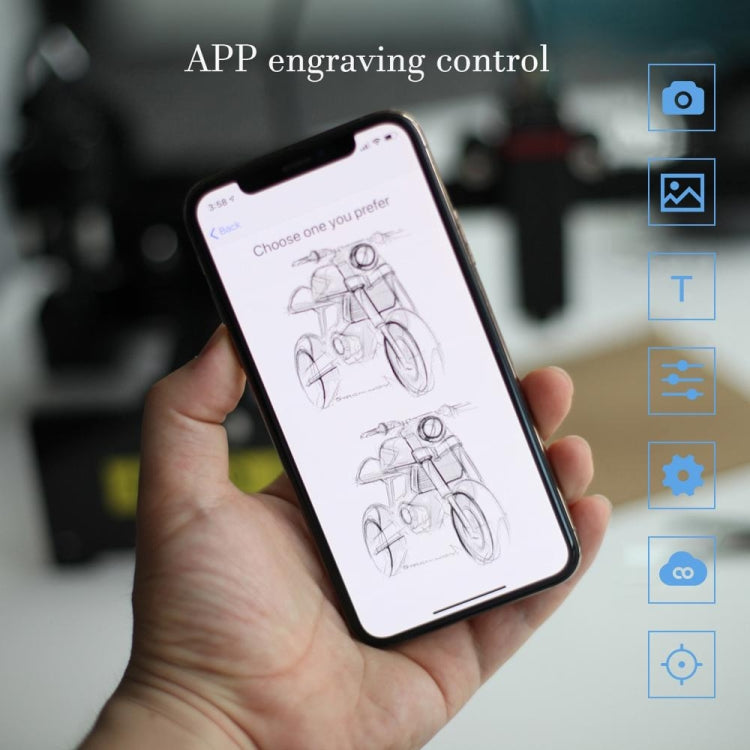 NEJE MASTER 3 Plus レーザー彫刻機 N40630レーザーモジュール付き、MASTER 3 Plus N40630（EUプラグ）、MASTER 3 Plus N40630（USプラグ）