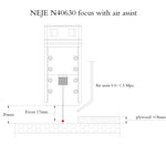 NEJE MASTER 3 Plus レーザー彫刻機 N40630レーザーモジュール付き、MASTER 3 Plus N40630（EUプラグ）、MASTER 3 Plus N40630（USプラグ）