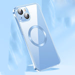 Frameless Glass CD MagSafe Case, For iPhone 14, For iPhone 14 Plus, For iPhone 14 Pro, For iPhone 14 Pro Max
