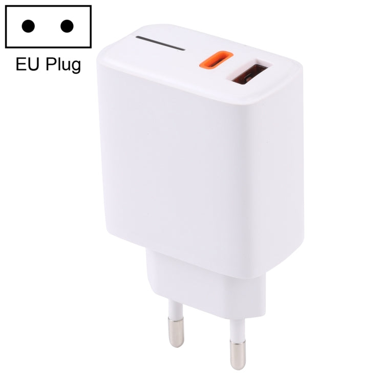 LZ-1130 PD 20W Type-C+QC 3.0 USB急速充電器、20W EUプラグ、20W USプラグ