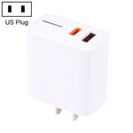 LZ-1130 PD 20W Type-C+QC 3.0 USB急速充電器、20W EUプラグ、20W USプラグ