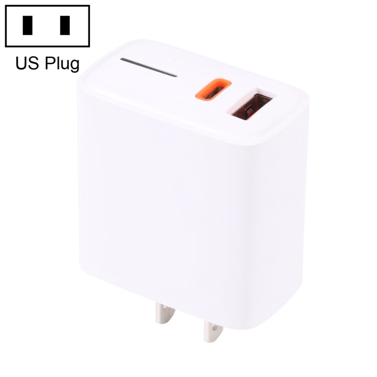 LZ-1130 PD 20W Type-C+QC 3.0 USB急速充電器、20W EUプラグ、20W USプラグ