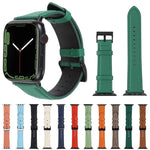 リッチテクスチャー レザーウォッチバンド Apple Watchシリーズ用, 7 45mm / 6&SE&5&4 44mm / 3&2&1 42mm, 7 41mm / 6&SE&5&4 40mm / 3&2&1 38mm