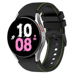 レザー調シリコンウォッチバンド、Samsung Galaxy Watch5 / Watch5 Pro / Watch4用