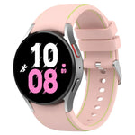 ユニバーサルレザー調シリコンウォッチバンド、Samsung Galaxy Watch5 / Watch5 Pro / Watch4用