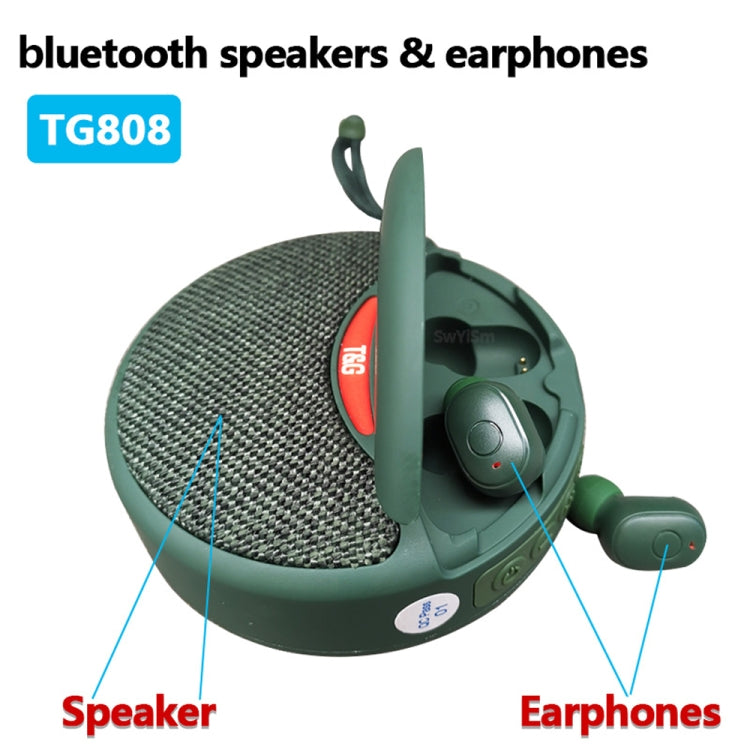 T&G TG808 2-in-1 ミニワイヤレスBluetoothスピーカー ワイヤレスヘッドフォン