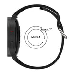 ツートーンストライプシリコンウォッチバンド、Samsung Galaxy Watch5 / Watch5 Pro用