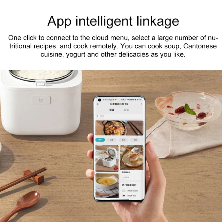 オリジナル Xiaomi Mijia 1.5L スマートミニ炊飯器 2、CNプラグ、1.5L
