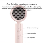 オリジナル Xiaomi Mijia H100 マイナスイオン 携帯用 電気ヘアドライヤー USプラグ H100（ピンク）