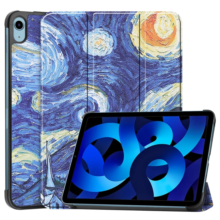 Custer Painted Leather Tablet Case with Holder, For  iPad 2025 / 2022