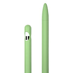 3-in-1 ストライプ液体シリコンスタイラスケース（チップキャップ2個付き）、Apple Pencil 1用、Apple Pencil 2用