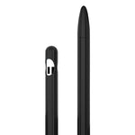 3-in-1 ストライプ液体シリコンスタイラスケース（チップキャップ2個付き）、Apple Pencil 1用、Apple Pencil 2用