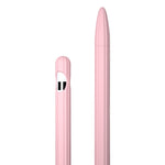 3-in-1 ストライプ液体シリコンスタイラスケース（チップキャップ2個付き）、Apple Pencil 1用、Apple Pencil 2用