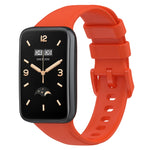 Litchi Texture Leather Watch Band, For Xiaomi Mi Band 7 Pro