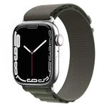 ナイロンウォッチバンド、Apple Watch シリーズ8&7 45mm / SE 2&6&SE&5&4 44mm / 3&2&1 42mm用、Apple Watch tra シリーズ8&7 45mm / SE 2&6&SE&5&4 44mm / 3&2&1 42mm用