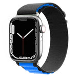 ナイロンウォッチバンド、Apple Watch シリーズ8&7 45mm / SE 2&6&SE&5&4 44mm / 3&2&1 42mm用、Apple Watch tra シリーズ8&7 45mm / SE 2&6&SE&5&4 44mm / 3&2&1 42mm用