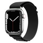 ナイロンウォッチバンド、Apple Watch シリーズ8&7 45mm / SE 2&6&SE&5&4 44mm / 3&2&1 42mm用、Apple Watch tra シリーズ8&7 45mm / SE 2&6&SE&5&4 44mm / 3&2&1 42mm用