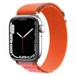 ナイロンウォッチバンド、Apple Watch シリーズ8&7 45mm / SE 2&6&SE&5&4 44mm / 3&2&1 42mm用、Apple Watch tra シリーズ8&7 45mm / SE 2&6&SE&5&4 44mm / 3&2&1 42mm用